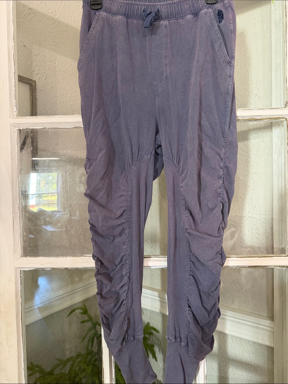 Free People Movement Purple Ruched Jogger Pants